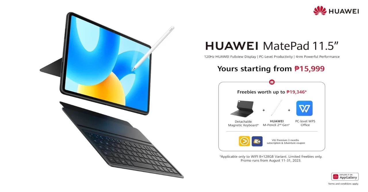 The HUAWEI MatePad 11 5 Launches In The Philippines With Awesome Freebies