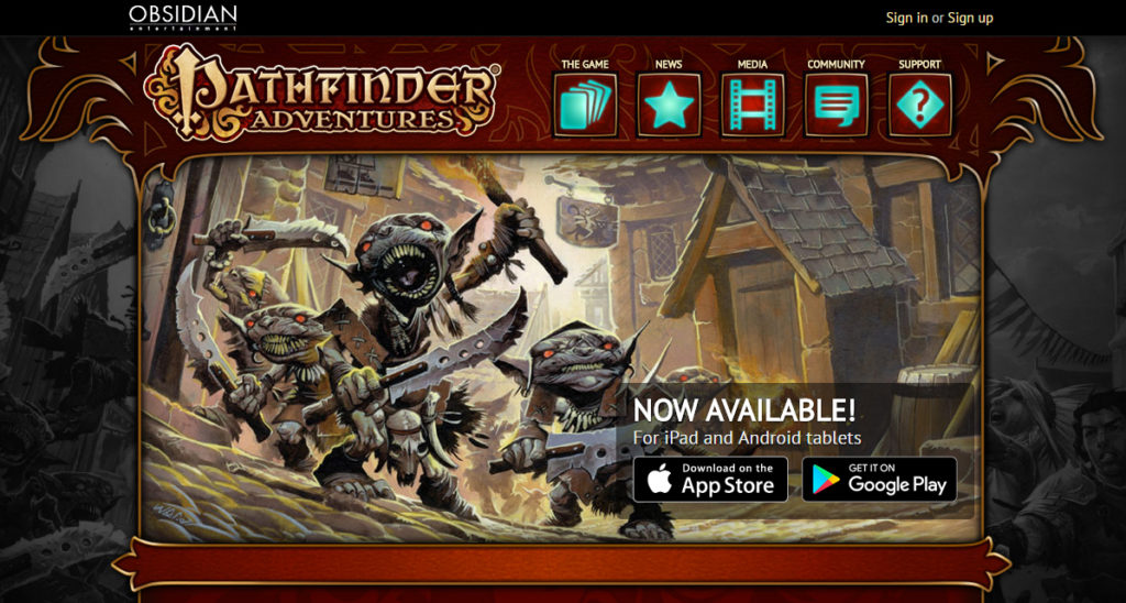 Pathfinder Adventures now Available!