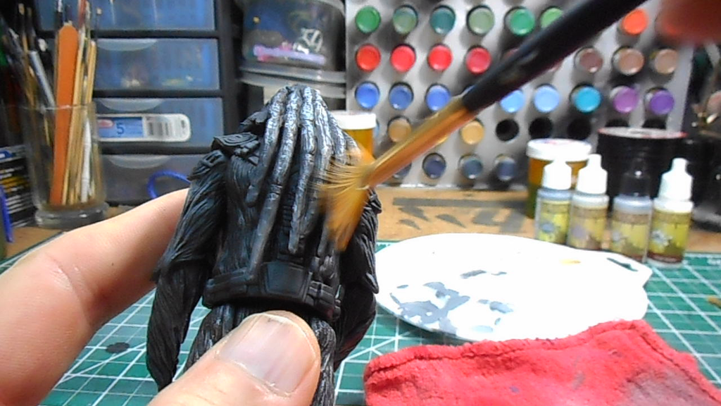 A Complete Beginners Guide To Miniature Painting Part Dry Brushing Applying A Wash And