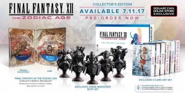 Final orders Fantasy XII Collector's Edition