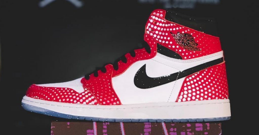 The Air Jordan 1 is getting a SpiderMan Into the SpiderVerse makeover!