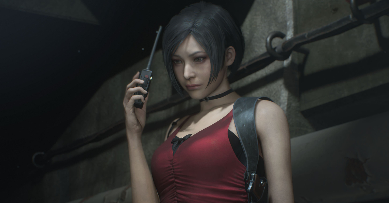 new-resident-evil-2-screenshots-show-ada-wong-in-her-signature-red-dress