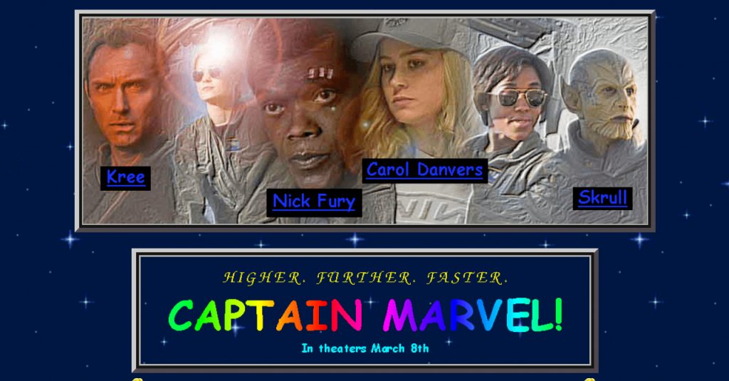captain marvel font