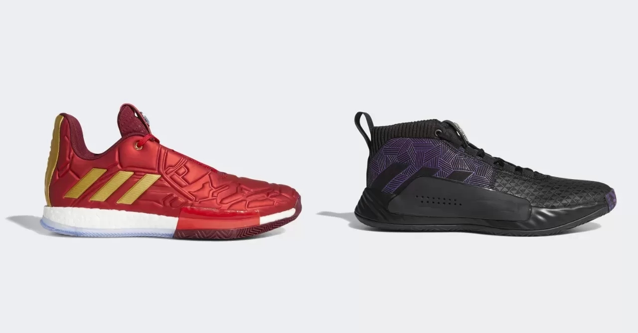 Adidas collabs with Marvel for Endgame inspired basketball sneaker collection