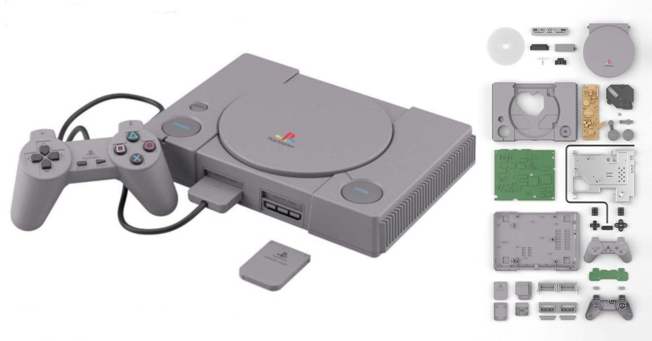 ps1 with games