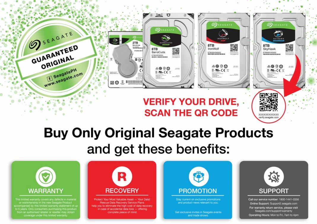 Seagate makes it easier for you to verify your Hard Drive’s Originality