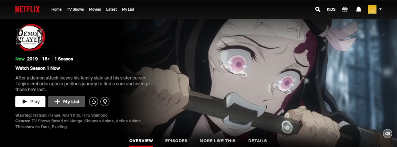Demon Slayer Kimetsu No Yaiba Is Now Available On Netflix - becoming a demon in the new demon slayer game roblox demon