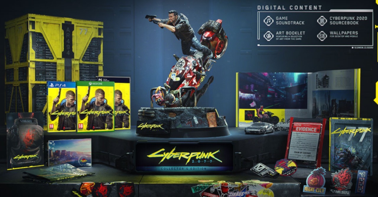 Cyberpunk 2077 Standard and Collector's Edition pricing in the ...