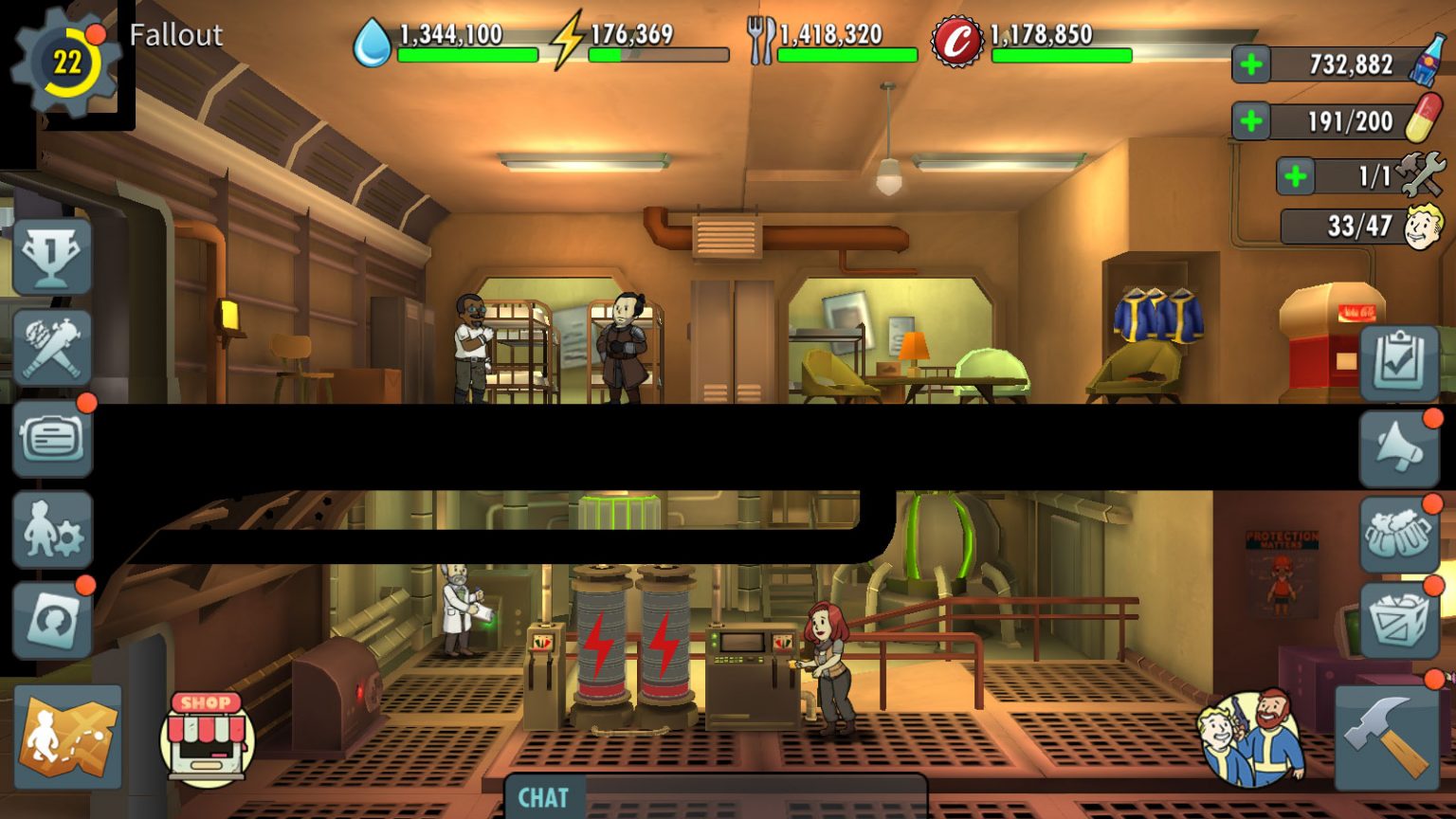fallout shelter online c