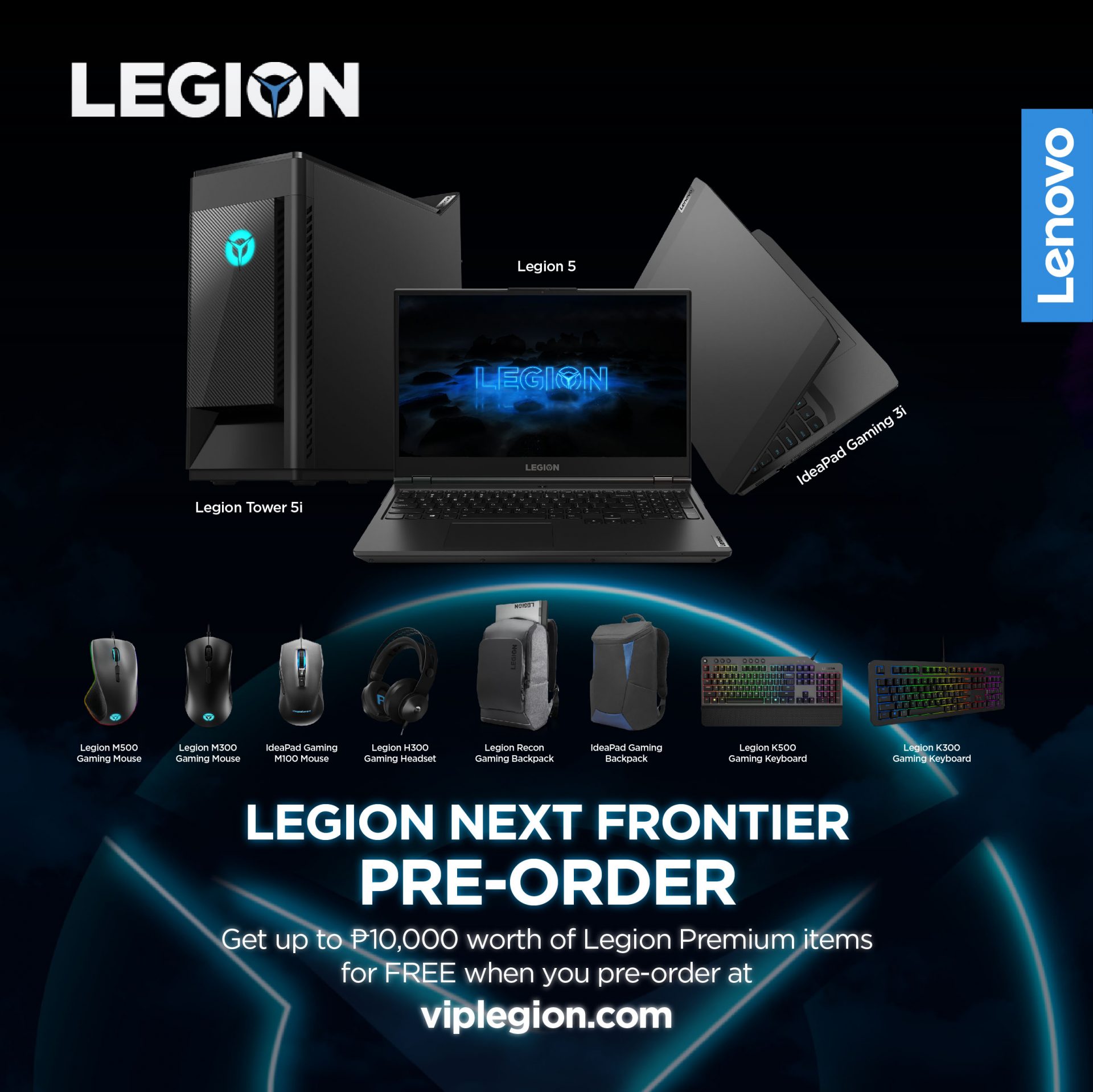 The new Lenovo Legion gaming lineup is now available for preorder in the Philippines