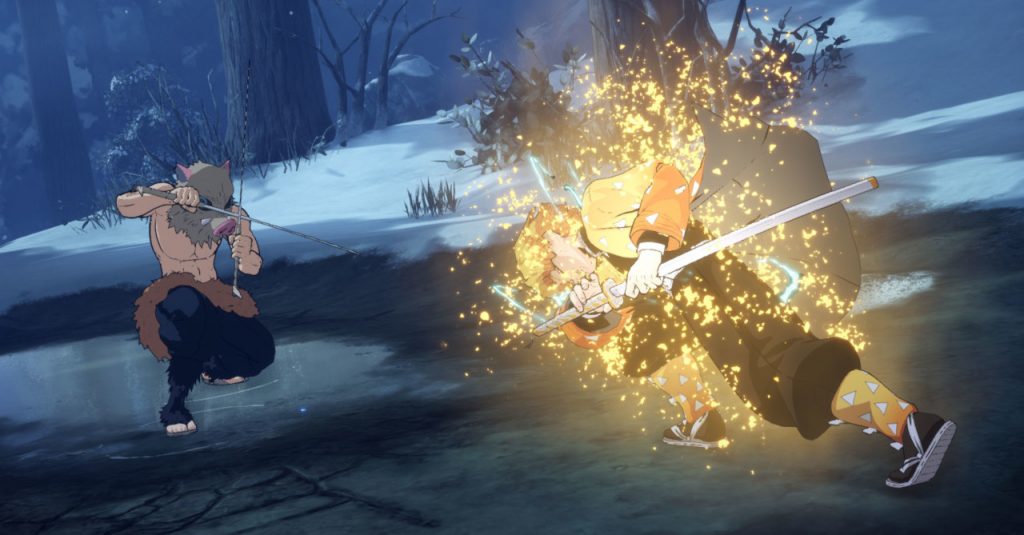 Demon Slayer: The Hinokami Chronicles Zenitsu and Inosuke trailers