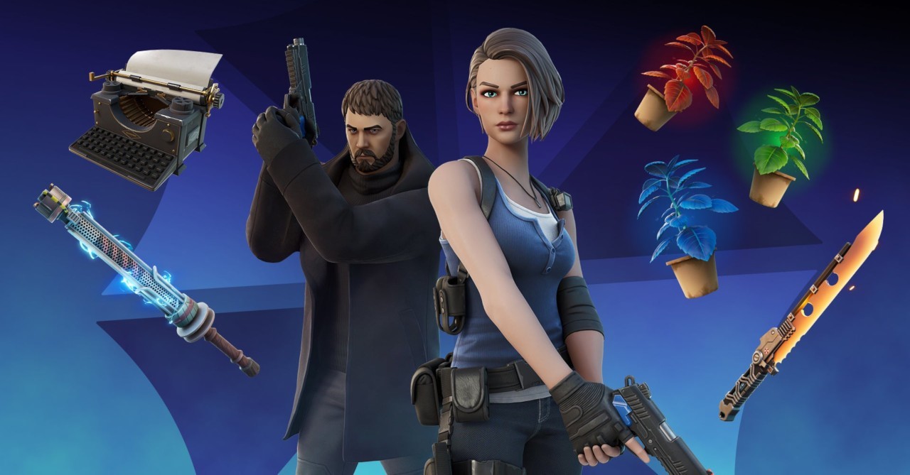 Chris Redfield and Jill Valentine join Fortnite in Resident Evil collab