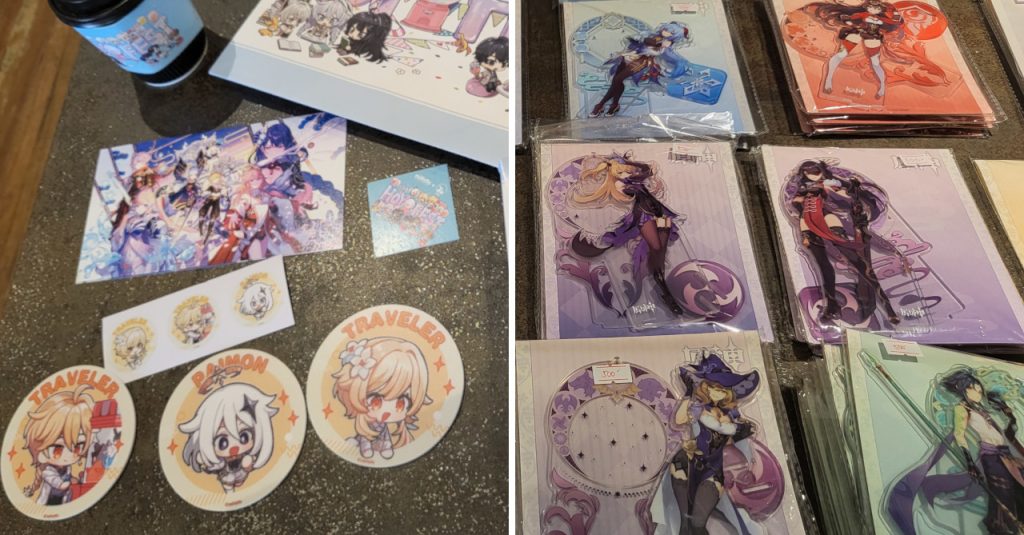 All Merch At The Hoyo Fest Genshin Impact Collab Cafe In The Philippines