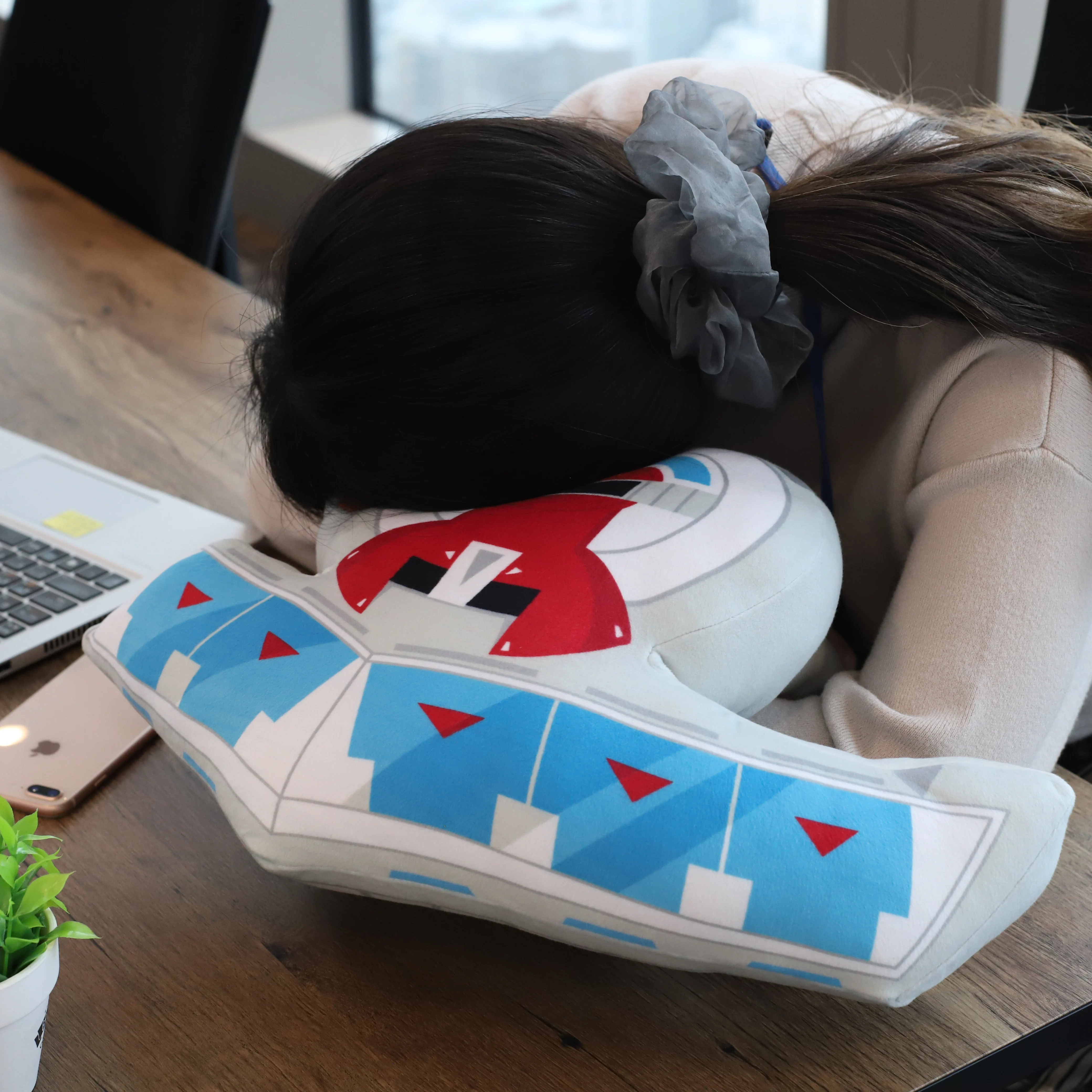 Duel disk pillow