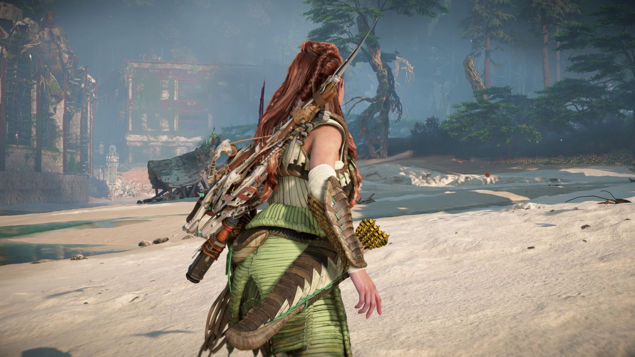 Aloy gets noticeably sweaty in Horizon Forbidden West