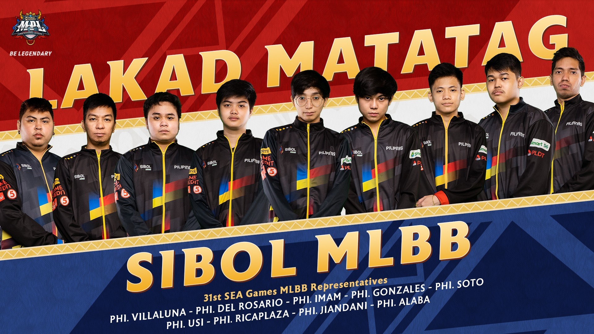 Support Sibol MLBB Team at the 31st SEA Game & WIN exclusive Merch