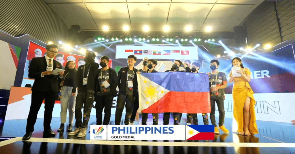 Team Philippines Bags Gold At Mobile Legends Event In 31st SEA Games