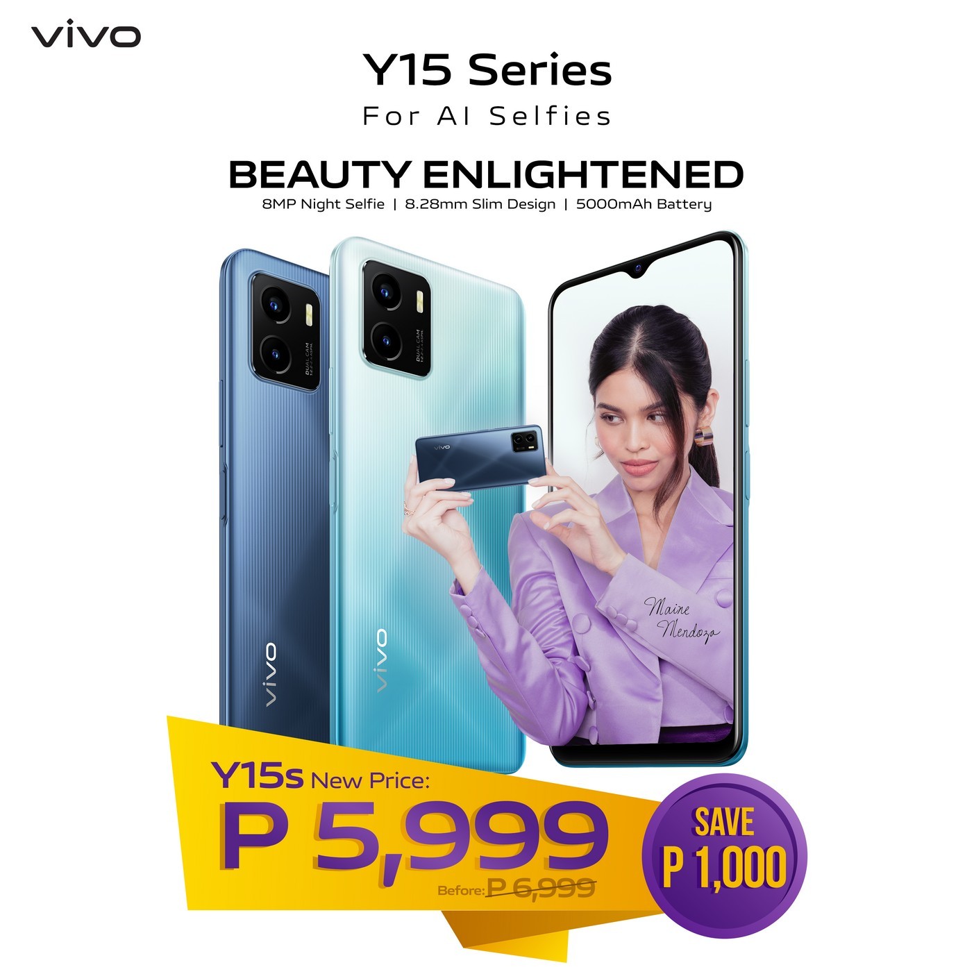 vivo Philippines announces price drop for the Y15s