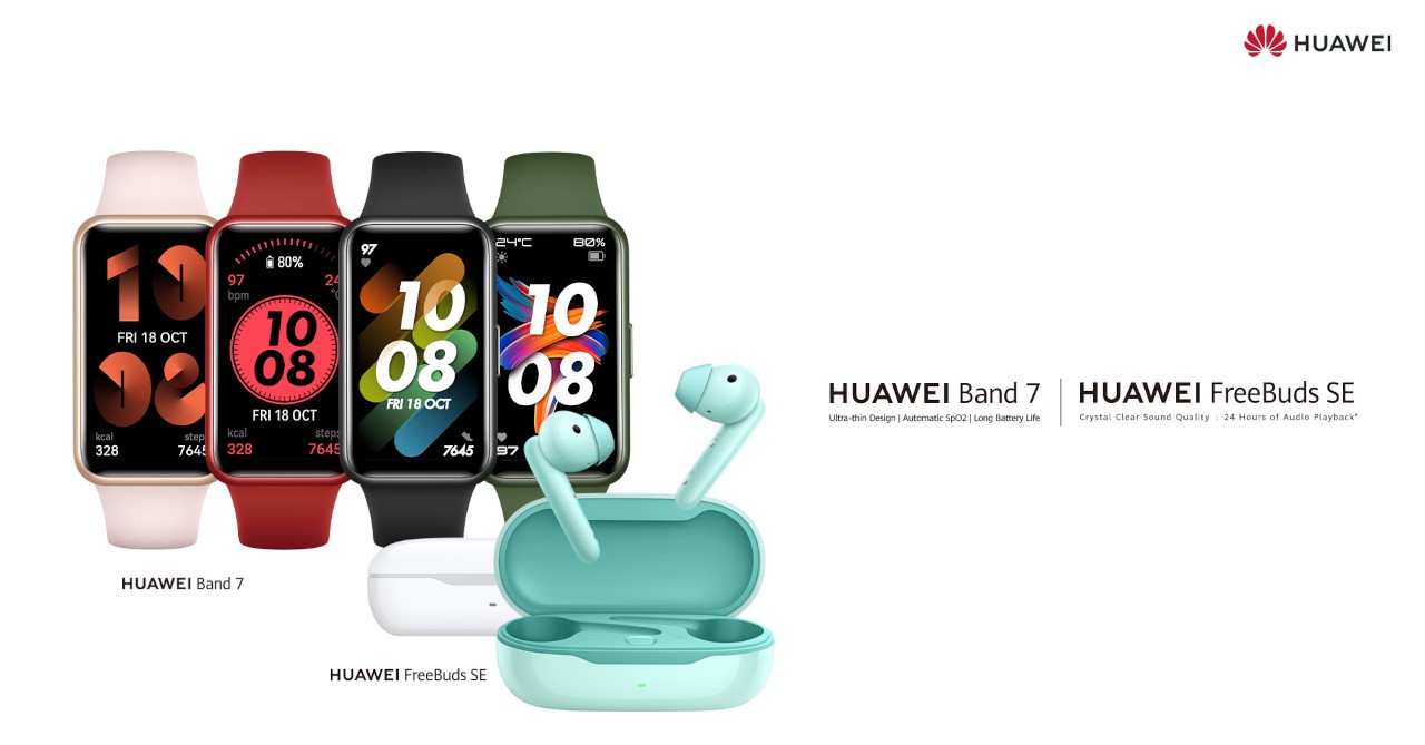 huawei band 7 bt freebuds se