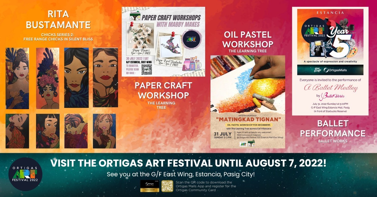 Check out these activities at the Ortigas Art Festival 2022