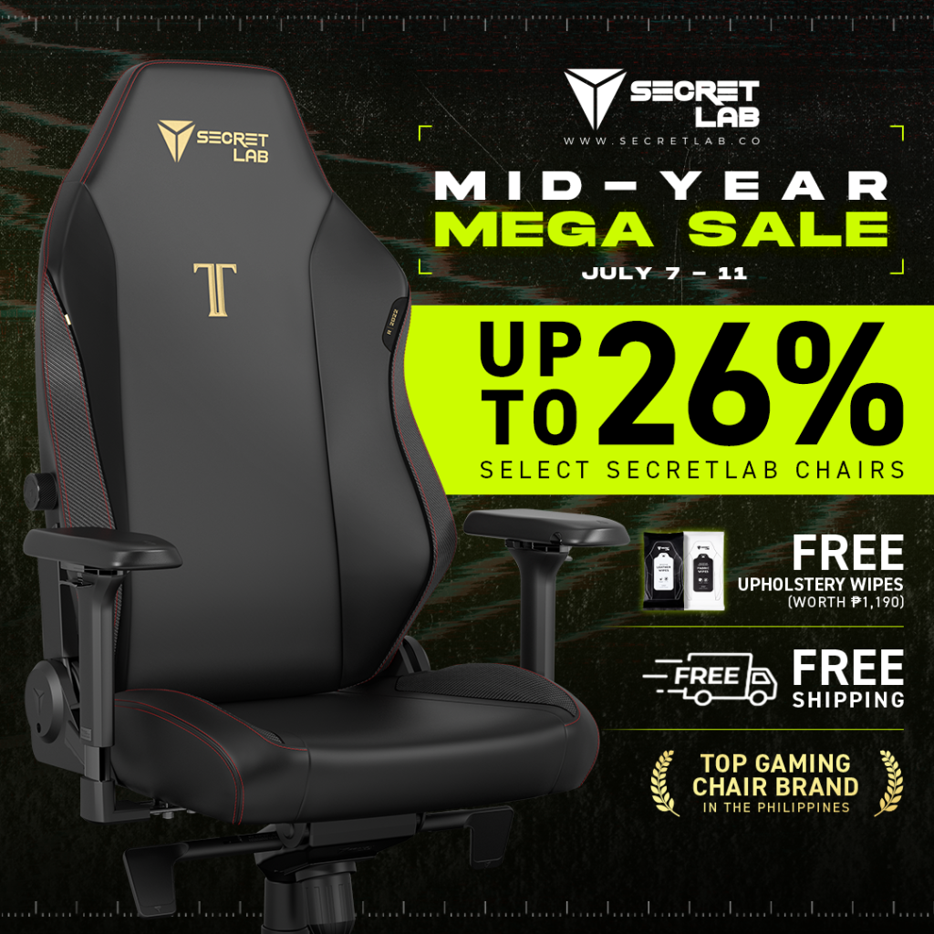 Get up to 26 Off on these Secretlab Gaming Chairs this 7.7 to 7.11