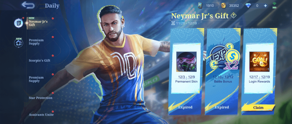 MLBB Celebrates the World Cup with all-new Neymar Bruno Skin