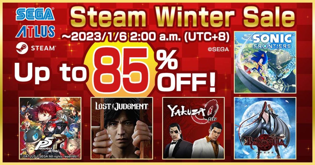 The STEAM SEGA Winter Sale is Here!