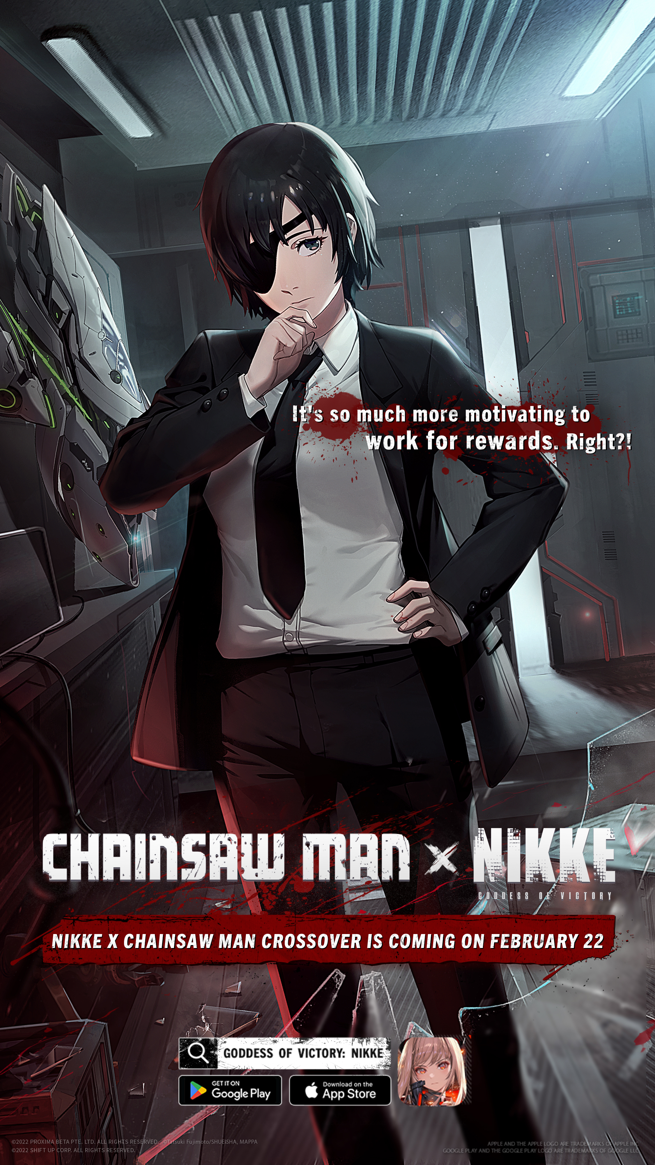 Chainsaw Man will have a collab with a gacha game Goddess of Victory:  Nikke. Seems like Makima, Power, and Himeno will be a playable character.  : r/ChainsawMan