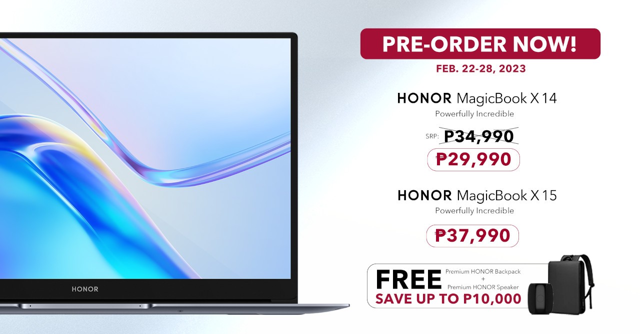 HONOR MagicBook laptops price, availability in the Philippines