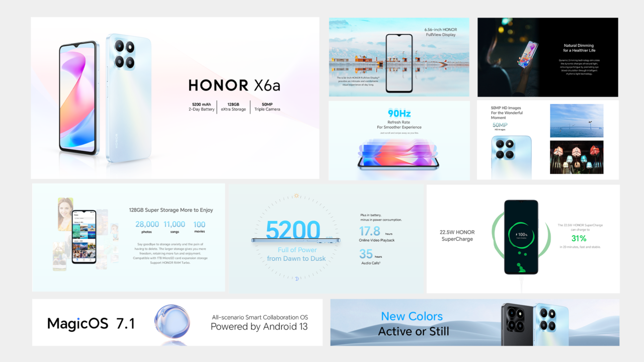 HONOR X6a, X5 Plus, and Pad X9 Philippines price announced