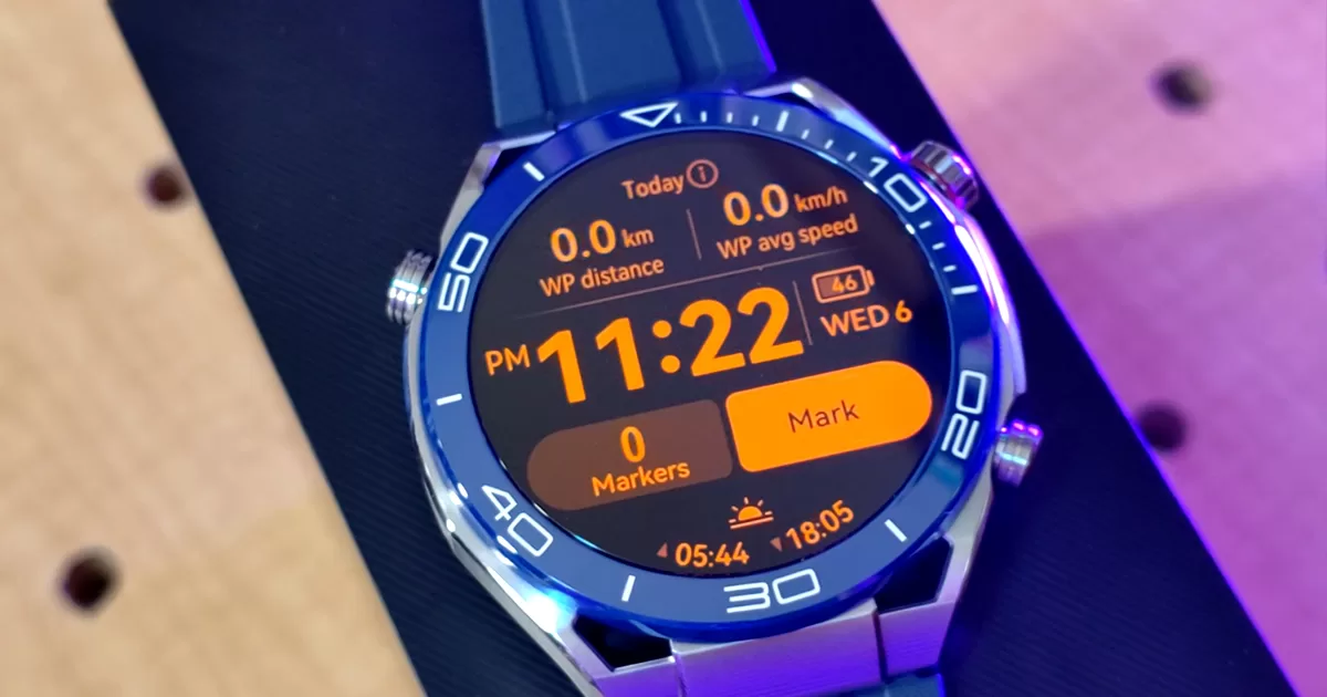 Digital blue discount watch face huawei