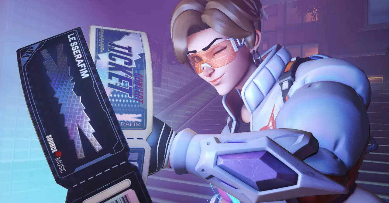 Overwatch 2's K-pop skins revealed in Le Sserafim's new music