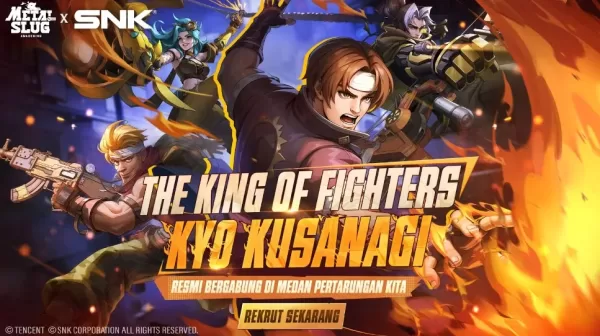 Kyo Kusanagi is coming to Metal Slug: Awakening