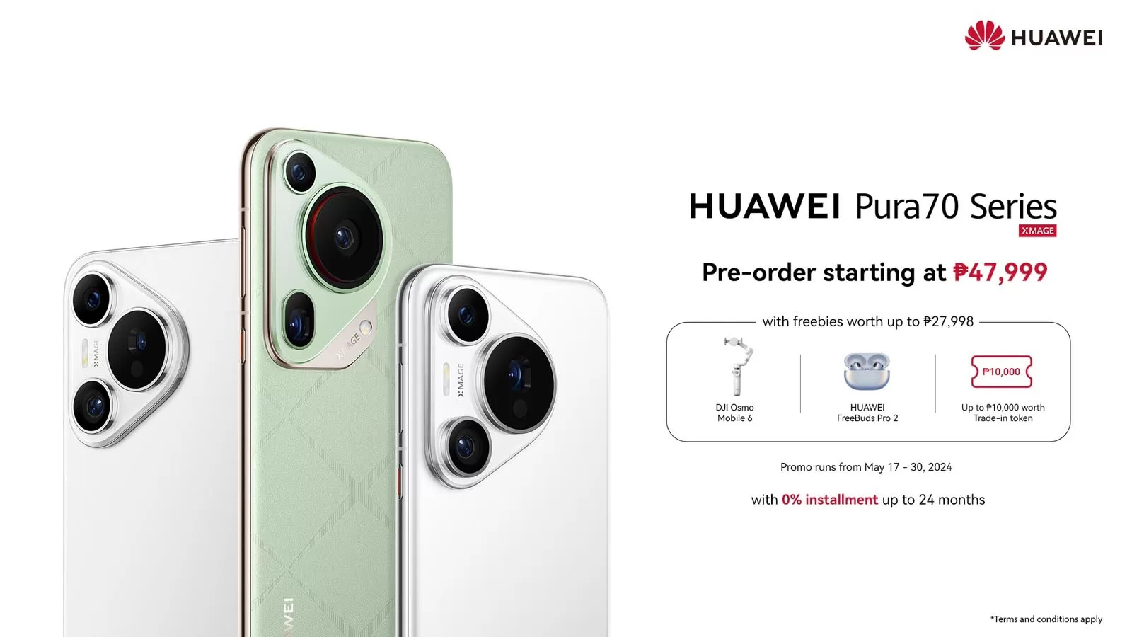 HUAWEI Pura70 Series now open for Pre-Orders