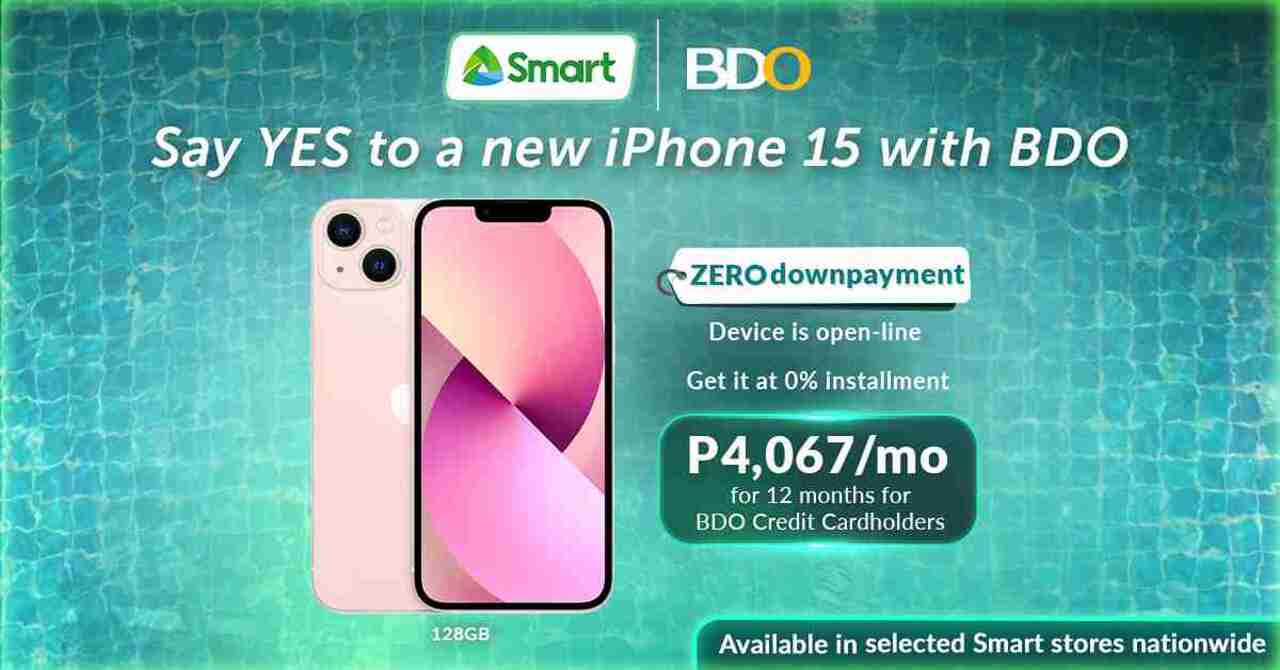 Smart and BDO bring “Buy Now, Pay Later” promo for the iPhone