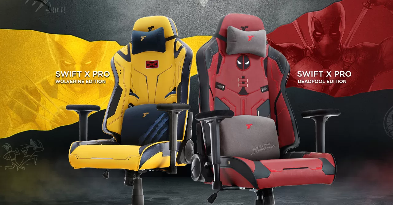 TTRacing reveals new Deadpool & Wolverine gaming chair collection