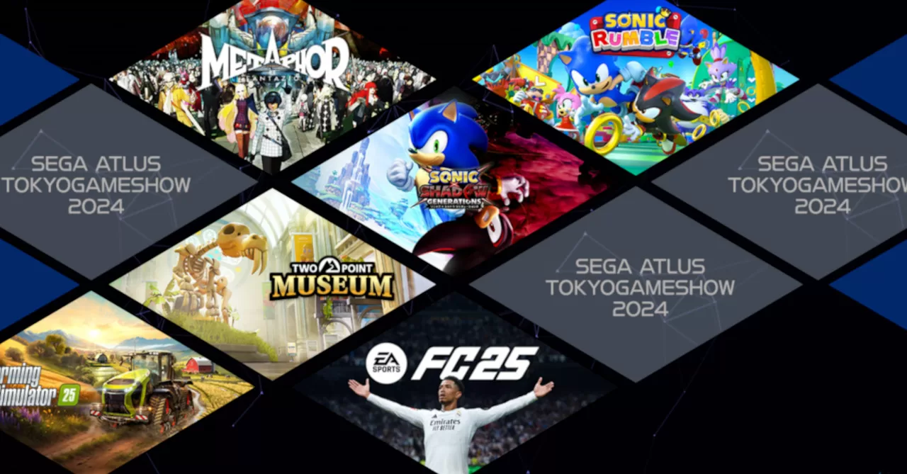 SEGA and Atlus details Tokyo Game Show 2024 booth lineup